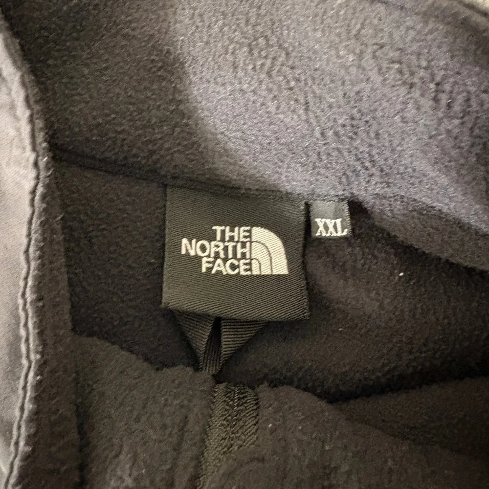 The North Face XXL Black Full Zip Fleece Jacket Mock Neck AR077